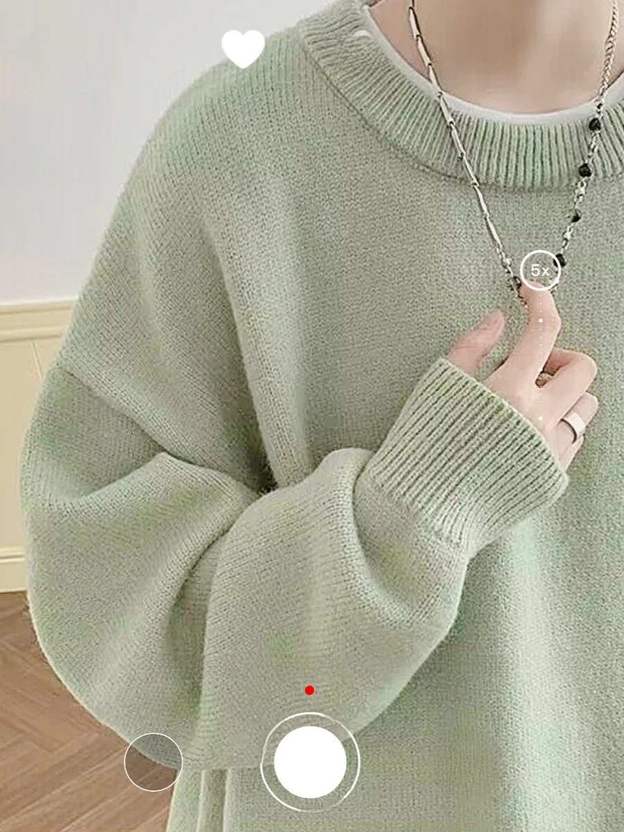 

Soft Cozy Bear Fur Knitted Pure Color Hooded Women's Sweater Commute Sle Long Sve round Ne Regular Fit Autumn Faion