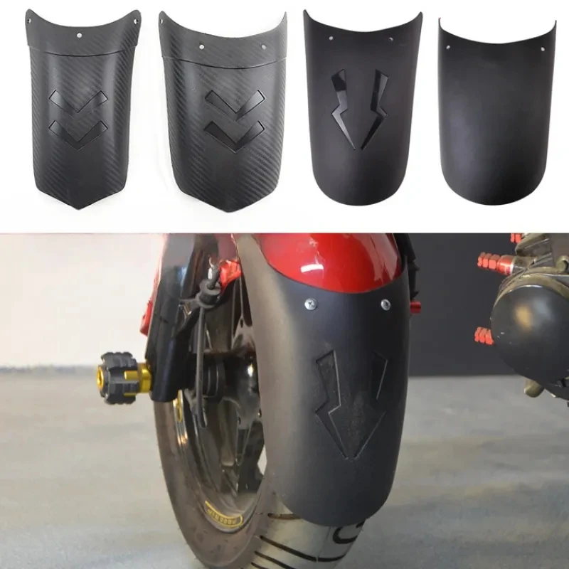 4 Sizes Motorcycle Extender Lengthen Front Fender Rear and Front Wheel Extension Fender Splash Mudguard Guard Universal