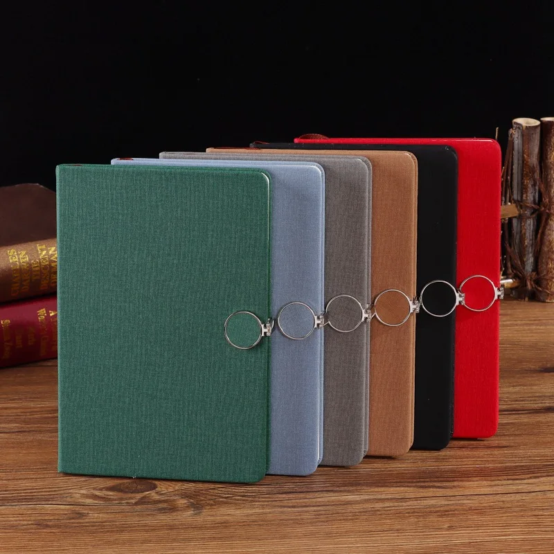 Business Notebook Set Imitation Writing Notebook Portable Diary Notepad Lightweight for Office Students Travel Use Custom Logo