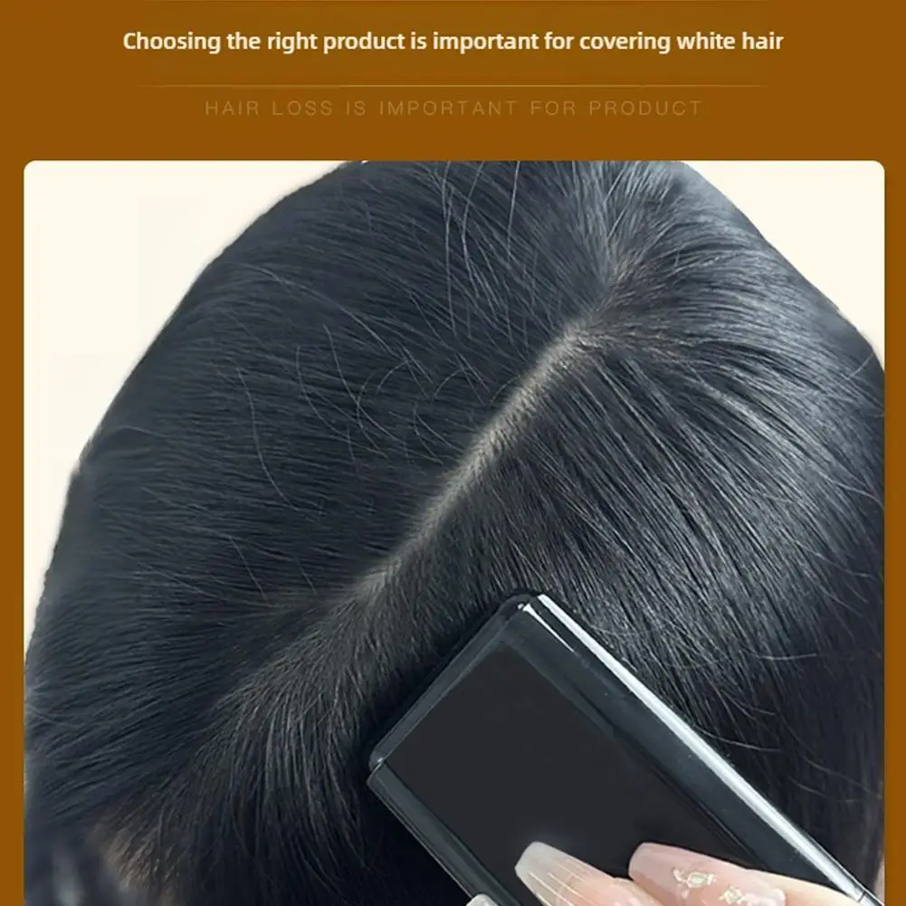 عصا تصفيف الشعر، قلم صبغ الشعر القابل للتصرف، تغطية الجذر الفوري للأطفال، عصا ملونة سوداء للعناية بصبغة الشعر المؤقتة #5