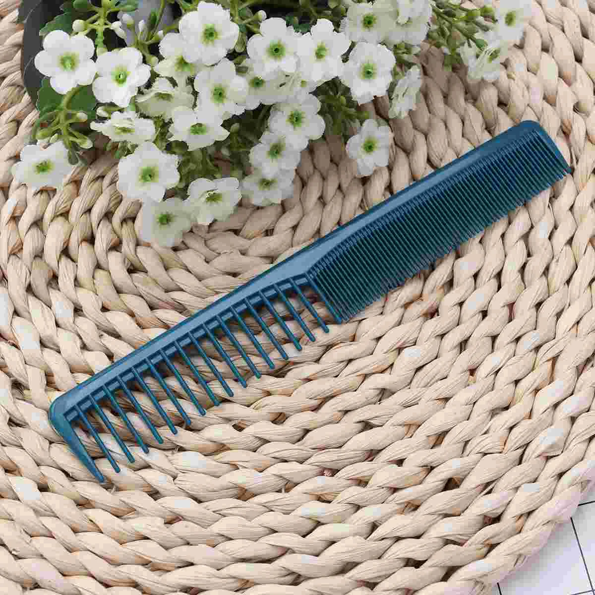 

Blue Ractal Comb Carbon Fiber Cutting Hair Combs for Women Dresser Barber Professional Haircut