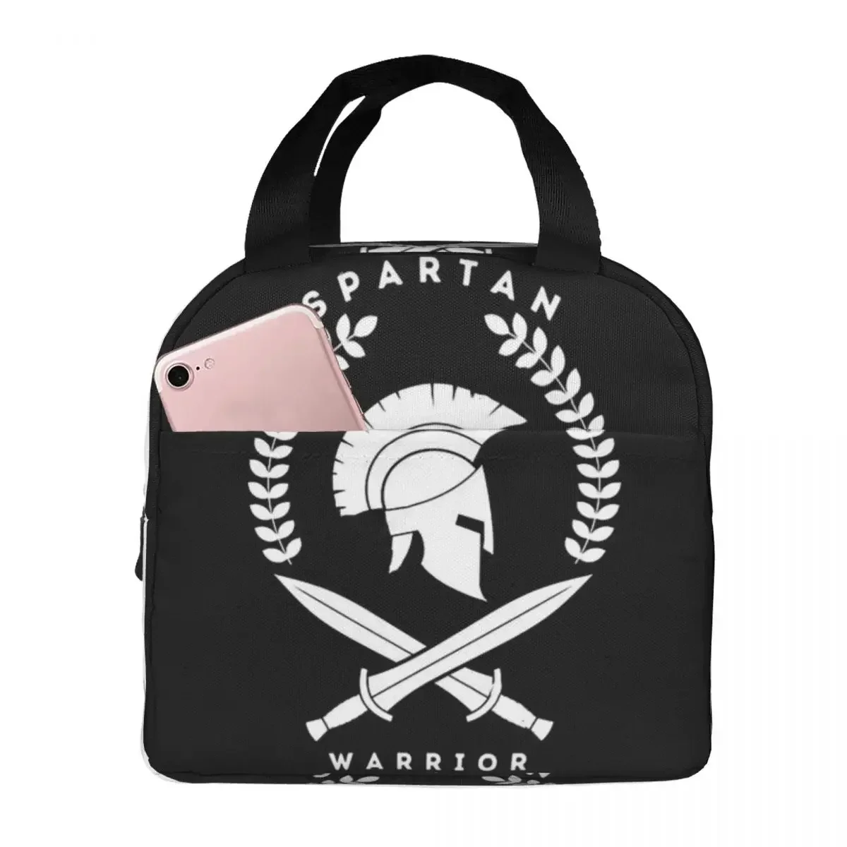 Spartan Warrior 4 Insulated Lunch Bags Leakproof Picnic Bags Thermal Cooler Lunch Box Lunch Tote for Woman Work Children School