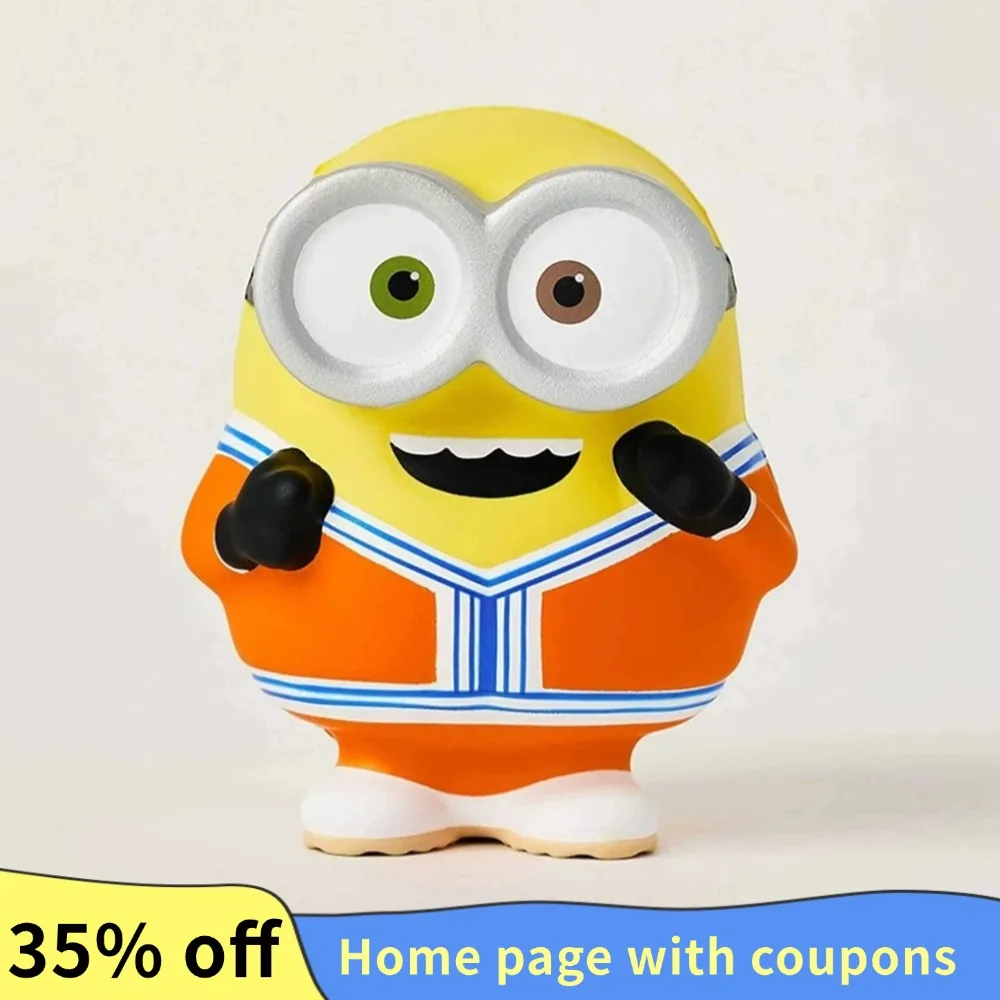 MASDI Minions Trainingsanzug, Quetschspielzeug, Cartoon-Geschenk, PU, langsames Rebound-Spielzeug, 4, niedliche Puppe, Dekompressionsgeschenke