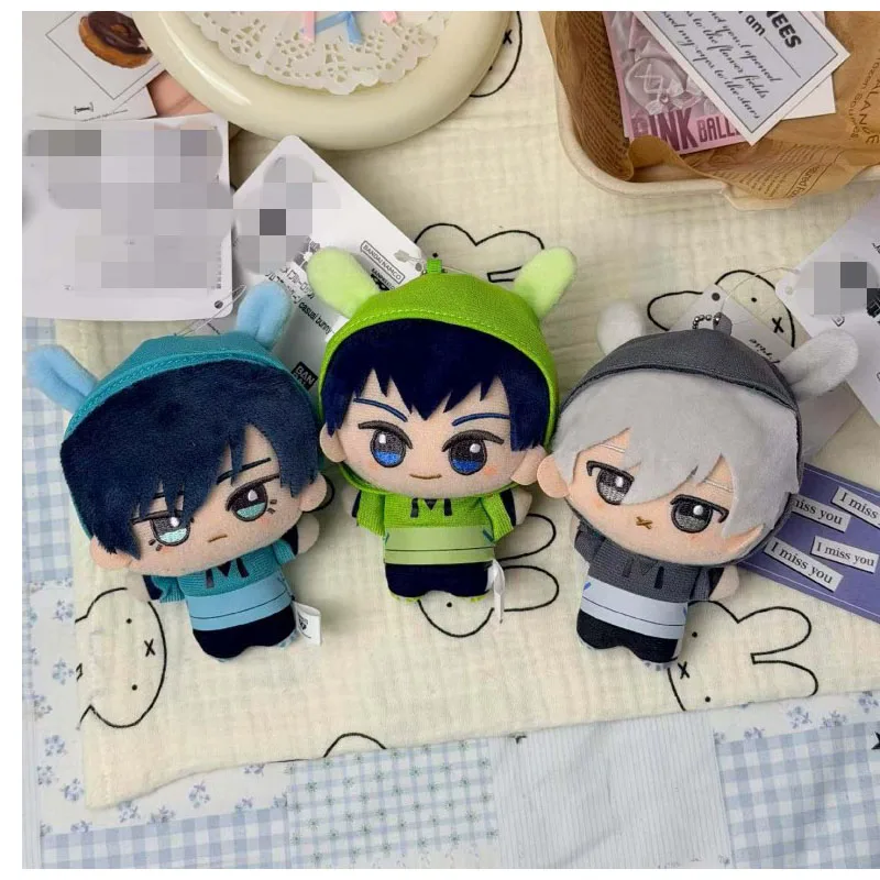 

NEW blue lock peluches bunny ears Plush Toy Pendant Seishiro Nagi Isagi Yoichi Chigiri Anime Fluffy Maumet toy Backpack Keychain