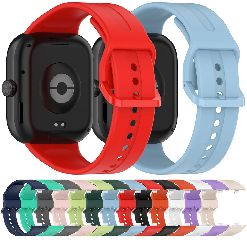 Silikon-Armband für Xiaomi Mi Band 9 Pro, atmungsaktives Smart-Armband für Redmi Watch 5, Ersatz-Zubehör Correa – Detail 4