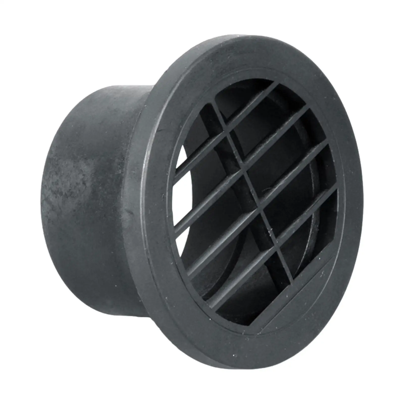 Warm Air Vent Outlet Replace Parts, 75mm Car Heater Ducting Accessories, Easy Installation, Round Black