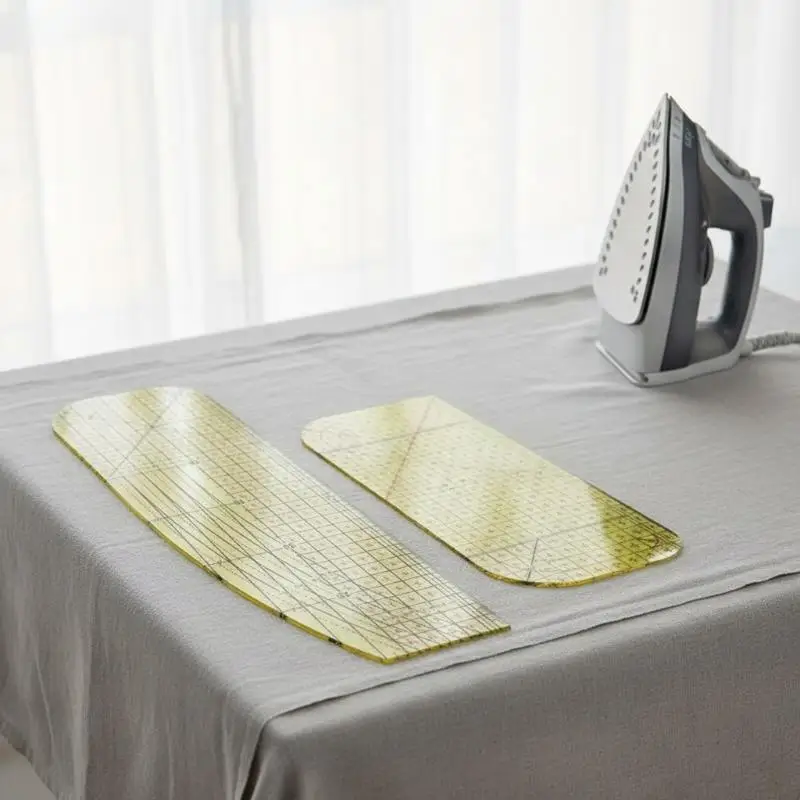 1/2Pcs Acrylic Sewing Ruler Set High Precision Grid Clear Scale For Quilting Dressmaking Crafts