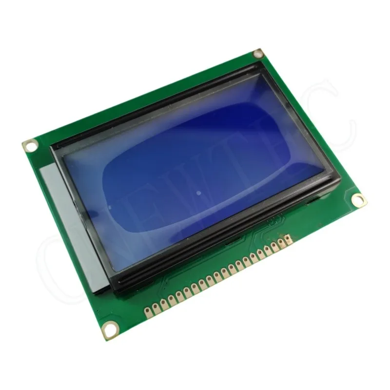 LCD Board Yellow Green Screen 12864 128X64 5V blue screen display ST7920 LCD module for arduino 100% new original