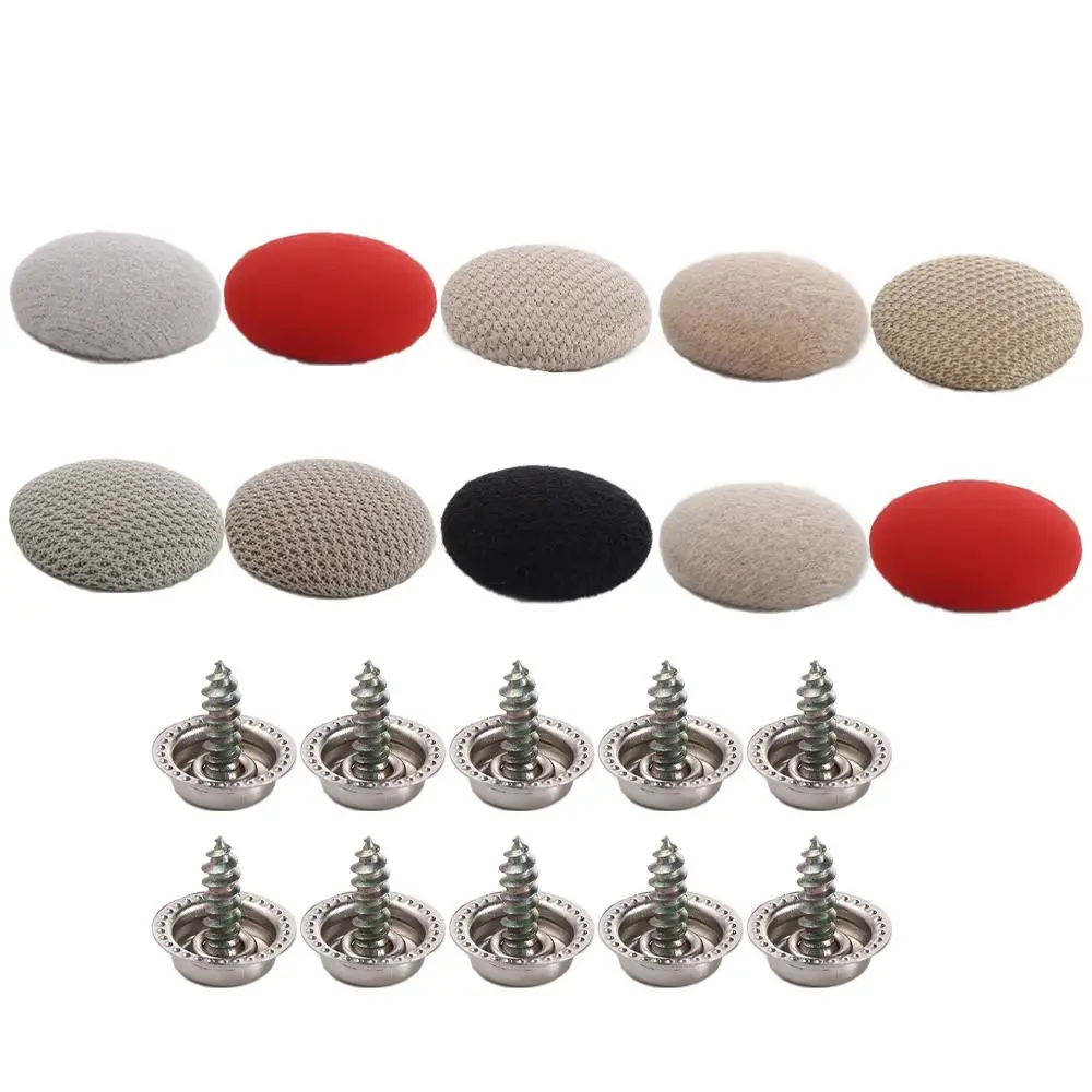 10pcs Car Interior Roof Buckles Headliner Ceiling Cloth Fixing Screw Cap Repair Automotive Care Fabric Buckle Rivets Retainer