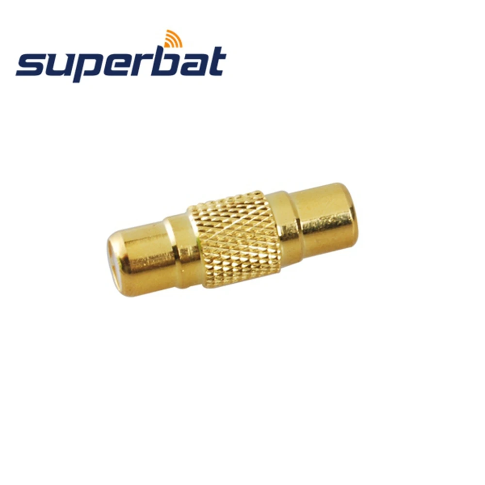 Superbat adaptador RCA Jack a hembra, conector RF recto