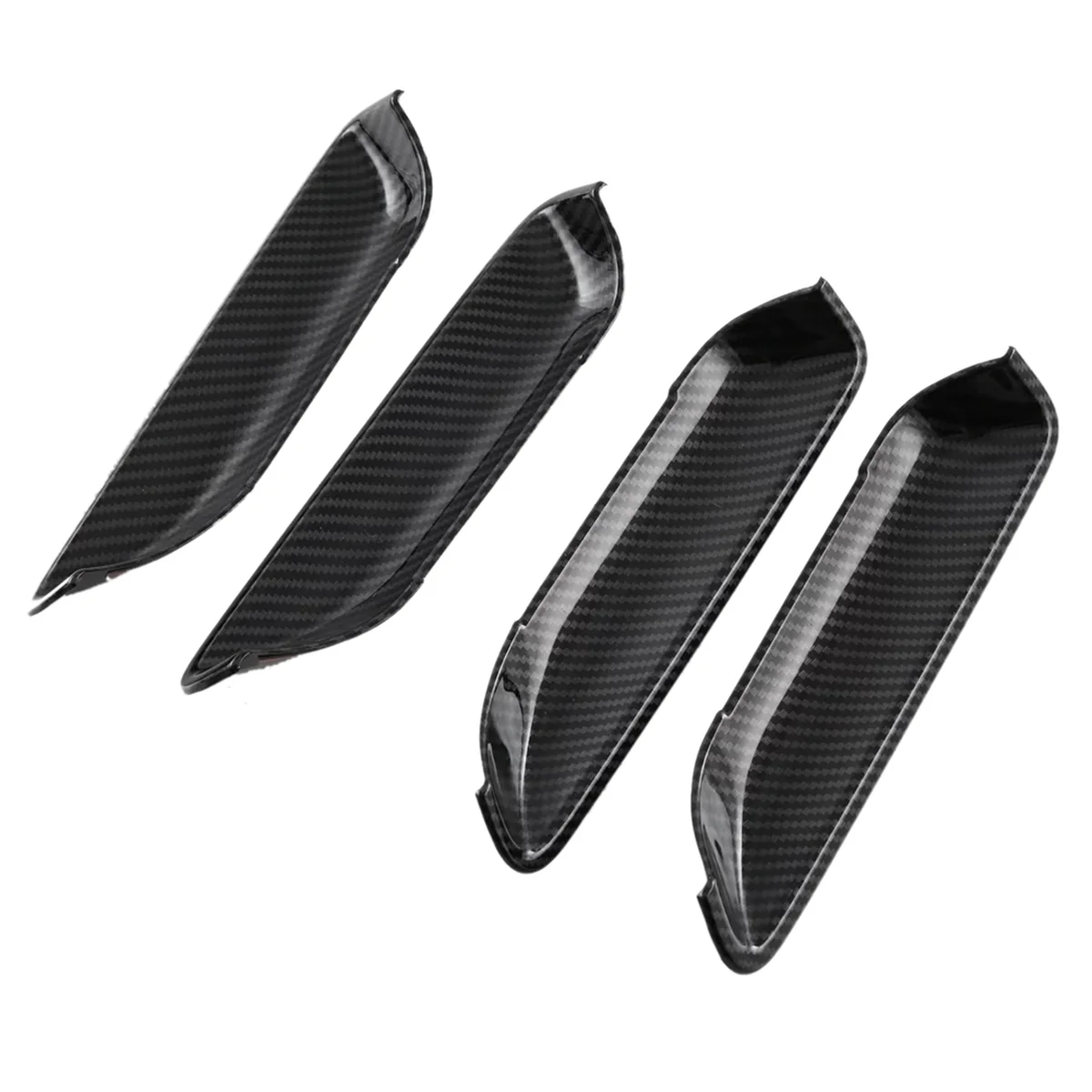 Carbon Fiber Color Car Outside Exterior Door Handle Bowl Cover Trim Protective for BYD Dolphin Mini/BYD Seagull