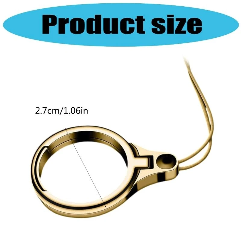 Caja creativa teléfono Anillos cordón anillos correa telefónica para manos frees experiencia mejor venta