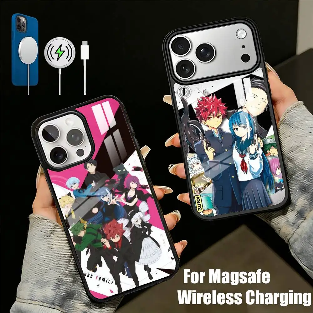 

M-Mission Y-Yozakura-ES Family Season2 Phone Case For iPhone17,16,15,14,13 Plus,Pro Max Magnetic For Magsafe Wireless Charging
