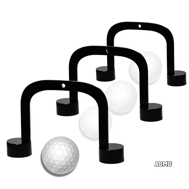 

Golf Practice Aid Putting Gates Training Tool Improve Alignment Portable For Home Indoor Office Beginner