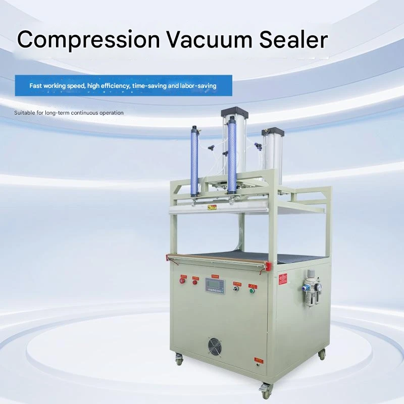 【HOT】Top Selling Electric Quilt Vacuum Sealer Equipment Cushion Quilt Pillow Thermoforming for Foil Glass Can Paper Case/Film/Be