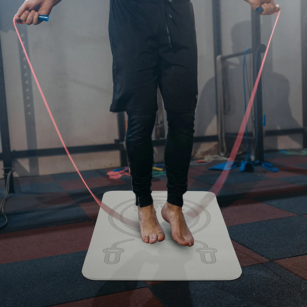 

Anti-slip Skipping Rope Mat Exercise Mats Jump Shock-absorbing Pad for Indoor Tpe Fitness