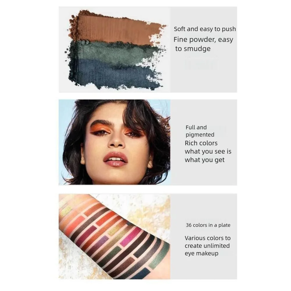 

Новая 39-цветная палитра теней для век, натуральная долговечная палитра для макияжа глаз, матовые многофункциональные пигменты для глаз для женщин