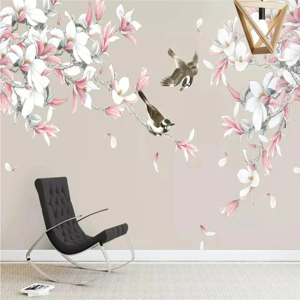 Custom 3D Photo Hydrangea Wallpaper Painting Large wall paper Mural Wallpaper Hotel Living Rom Wall Coverings home improvement