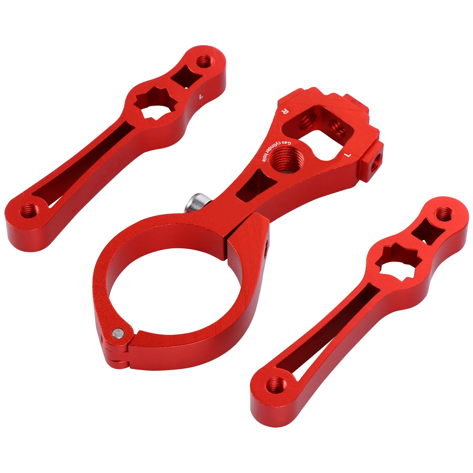 

1Set Stylish Aluminum Alloy Bike Bottle Rack Fade Resistant Cycling Kettle Holder Unique Design Bike Accessories