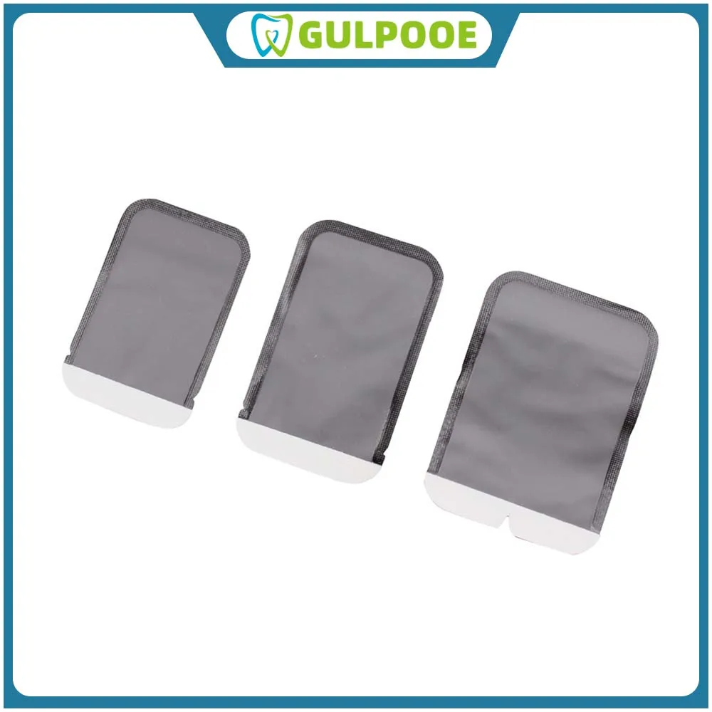 GULPOOE 100Pcs/Box Dental Barrier Envelopes Disposable Protective Pouch Cover Bags X Ray Film Phosphor Plate Digital Ray