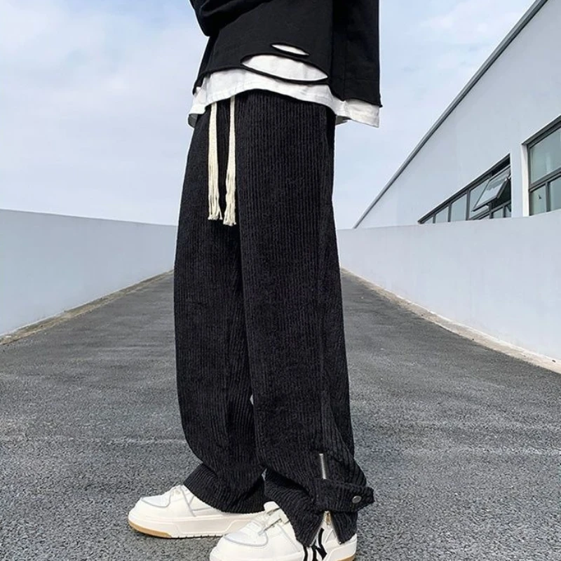 

Men's Sweatpants Plain Trousers Retro Clearance Sale Y2k High Quality Deals Harajuku Trend Cool Male Sports Pants Young Students