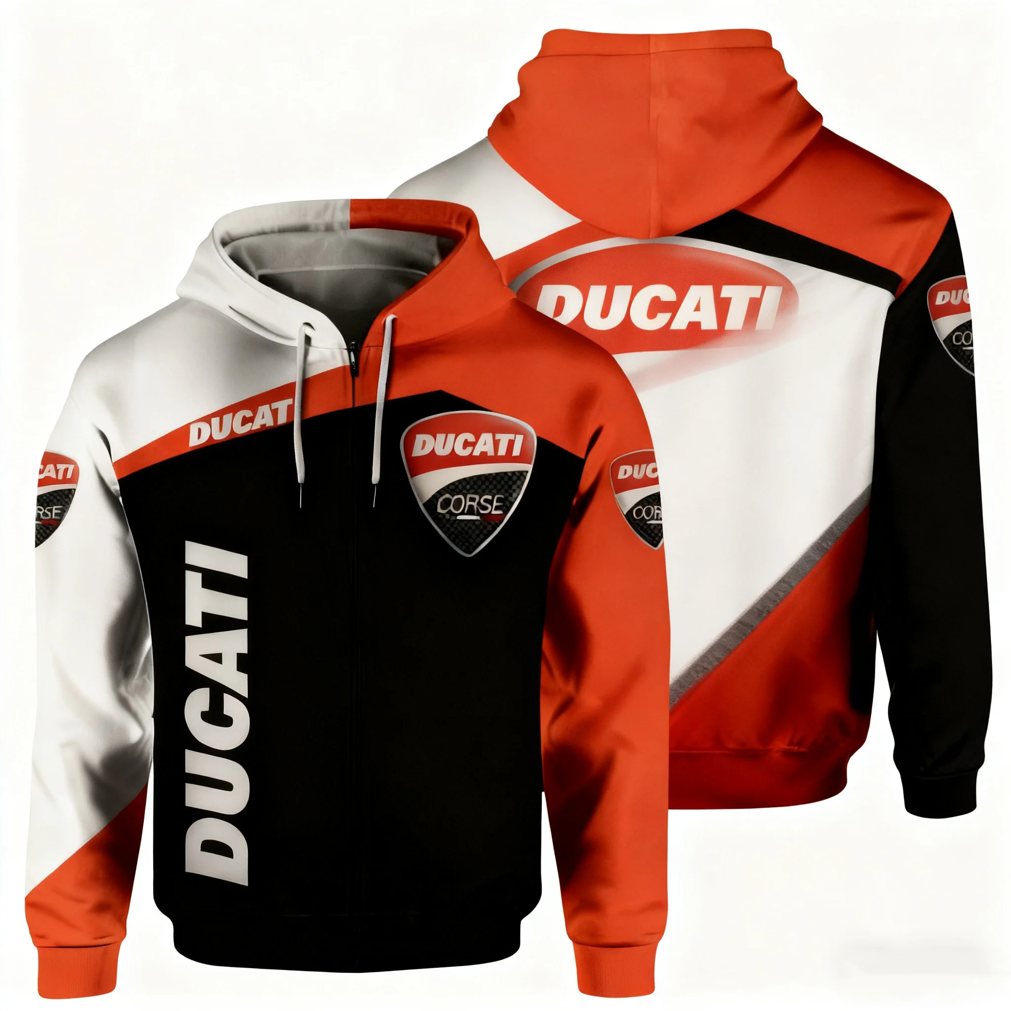 AliExpress For Ducati Spring and Autumn New Motorcycle Racing Men's Hoodie Digital Printing Sports Pullover Fashion Outdoor Cycling Jacket