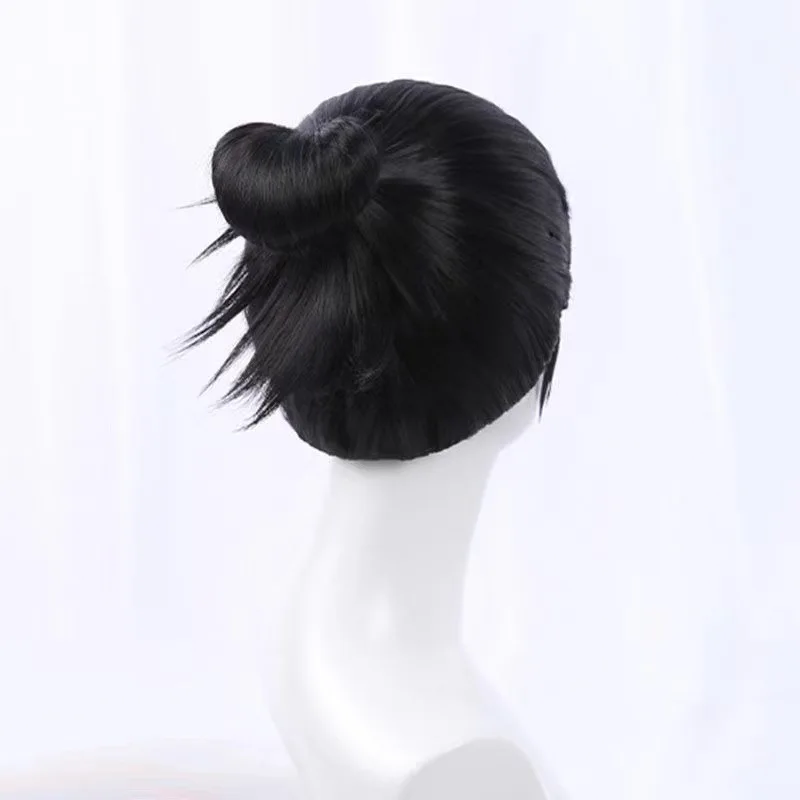 Anime Jujutsu Kaisen Geto Suguru Cosplay Wig Men Hair Tied Hair Heat Resistant Synthetic Wig Halloween Prop
