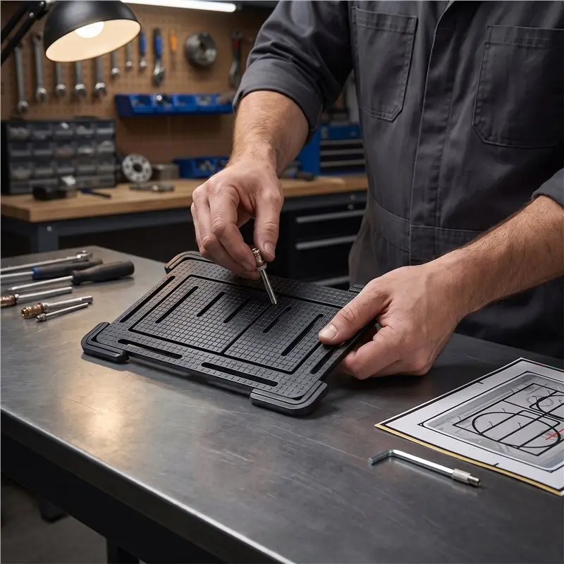 A01F-Tileable Concealed Flush Plate Compatible With For Geberit Pneumatic In-Wall Cistern Tile Panel