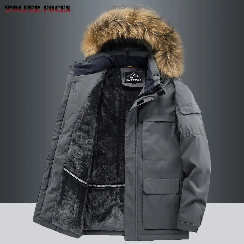 Male Winter Coat Men\'s Cold Jackets Winter Design Jacket Man Coat Mountaineering Oversize Heavy Baseball Heating