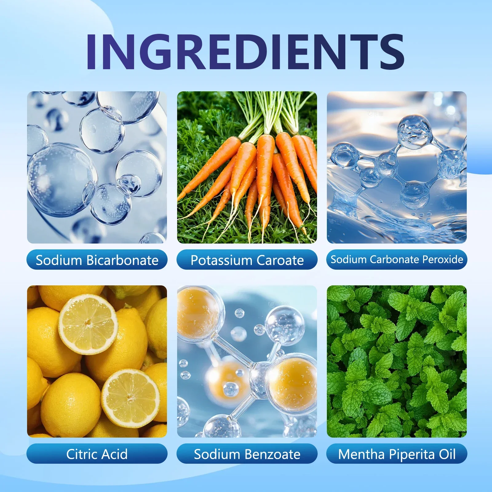 30 قرصًا لتنظيف الأسنان محمولًا - تركيبة تنظيف عميقة فوارة لأجهزة الأسنان والحفاظ على الأسنان. رعاية عملية التنظيف الكاملة.