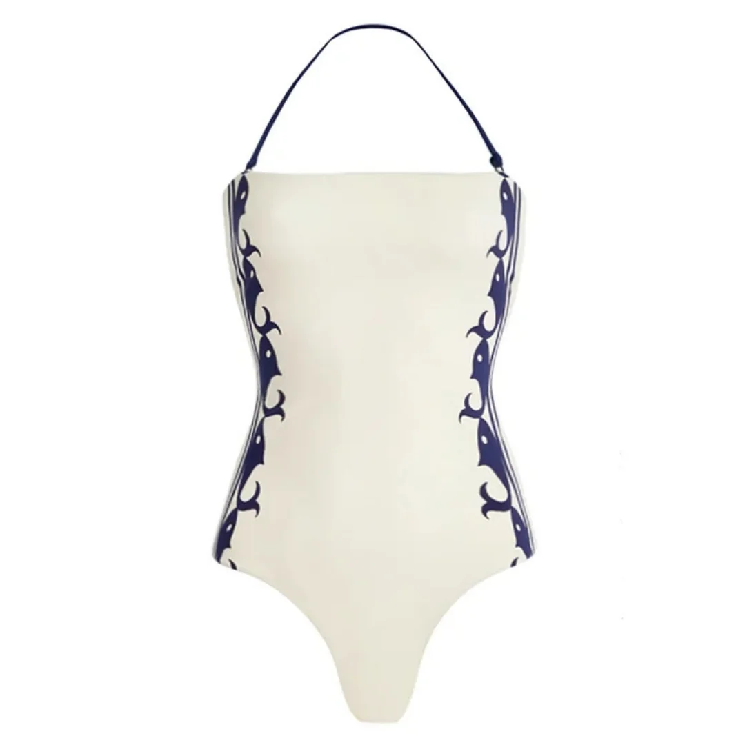 2025 de alta qualidade maiô de uma peça floral plissado impresso push up conjunto biquíni feminino banho emagrecimento maiô beach wear