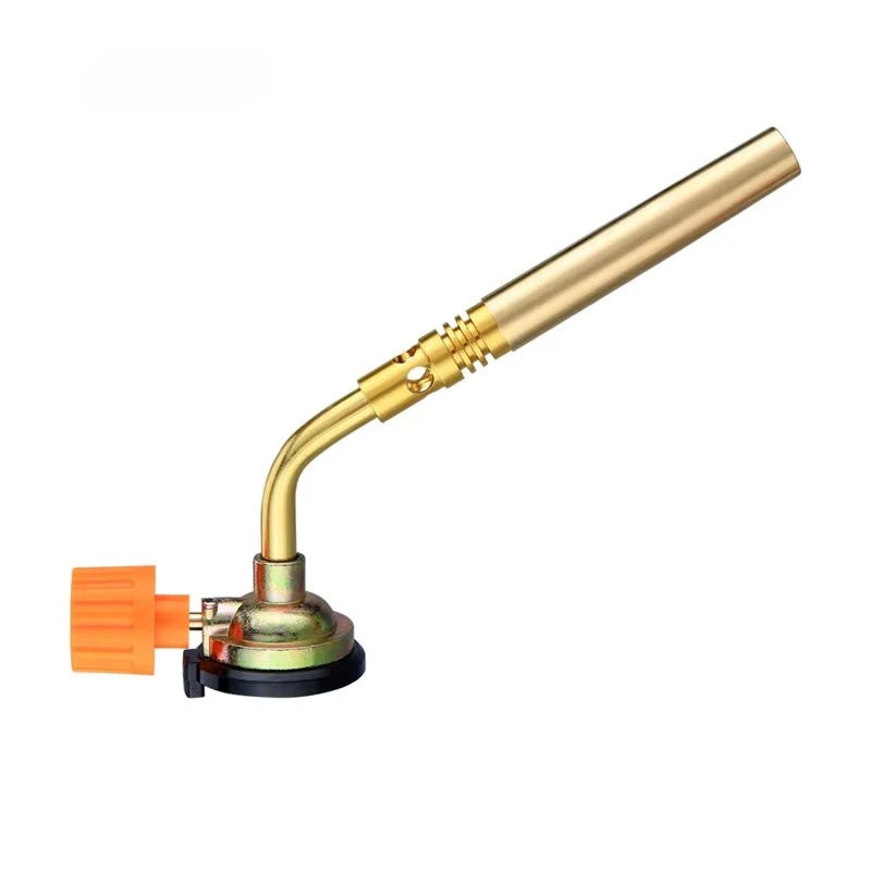 NB-FAVOUR Copper Tube Spray Gun Handheld Household Welding Gun with Igniter Card Gas Tank Welding Torches