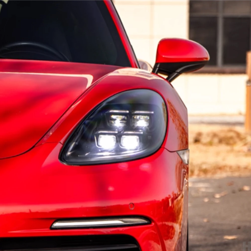 

Для Porsche 718-982 2016-2023 обновление автомобильных фар в сборе, высокое качество 2024, стиль объектива проектора, автомобильные инструменты, аксессуары