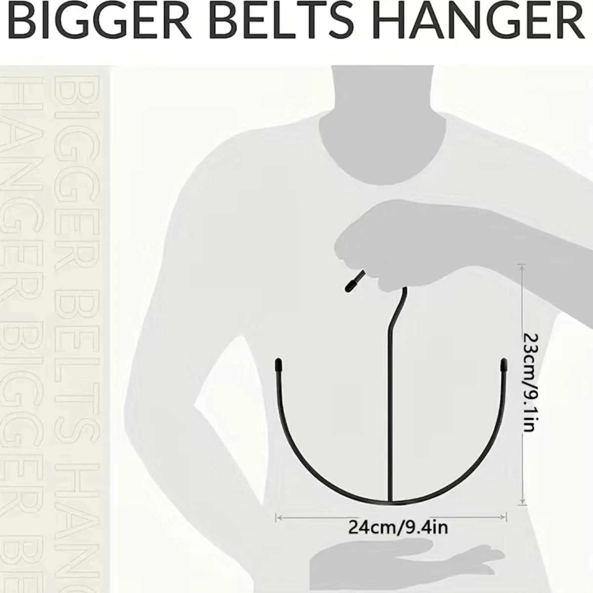 1pc Large Capacity Belt Storage Hook, Wardrobe Accessories Tie Organizer, Belt Storage Rack For Wardrobe, Tie, Scarf, Vest, Hat,