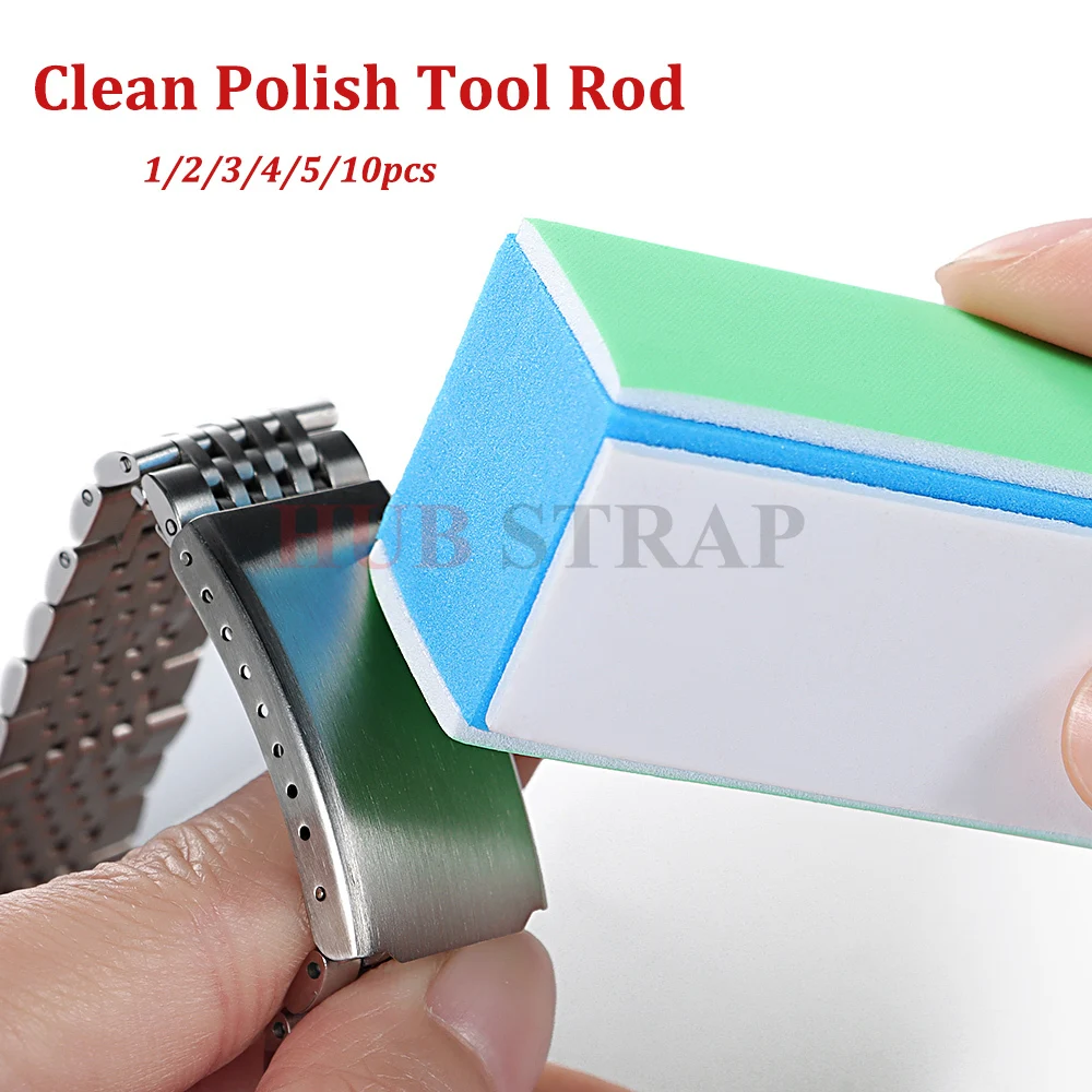 For Watchmaker 1-10pcs Watch Cleaner Rod 4 Sides Mesh Polishing Files Wrist Watch Parts Clean Polish Tool Rod Accessories Tools
