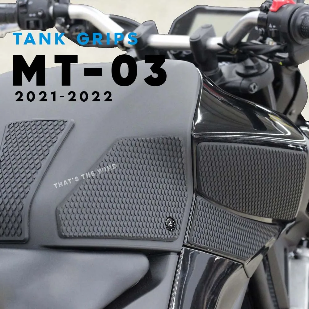 Snake Skin Tank Pads Grips For Yamaha MT03 MT-03 MT25 2020 2021 MT 03 MT 25 Protector Stickers Decal Knee Side Fuel Traction Pad