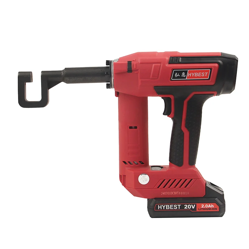 HYBEST Lithium Ion Battery Gun, Rechargeable Rivet Free Gun, Professional Grade Power Tool for Gypsum Board Keel Installation