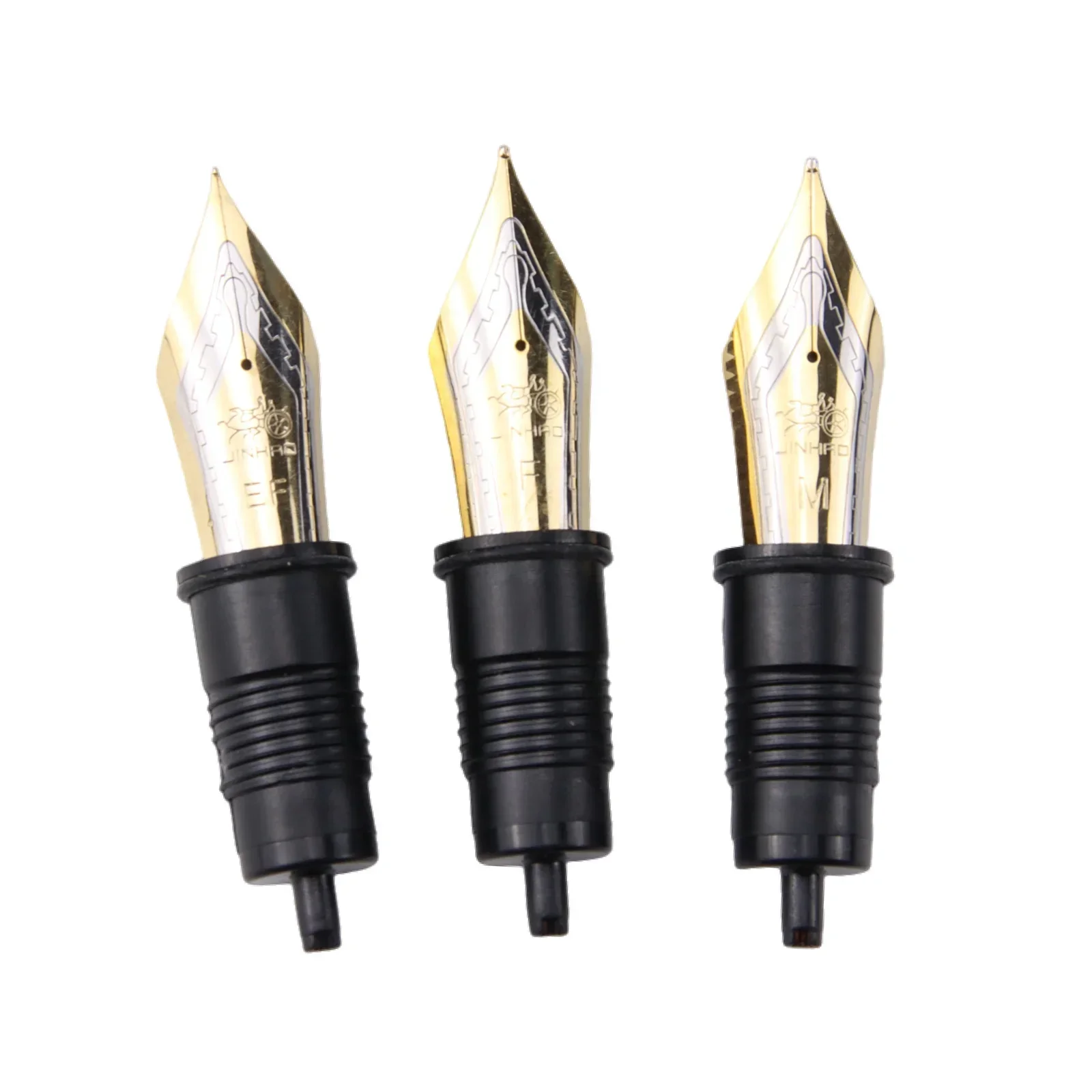 3PCS Jinhao X159 Fountain Pen Nibs Replaced Metal EF/F/M Size Golden / Silver