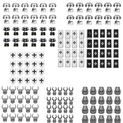 20PCS MOC Medieval Military War Army Shield Weapons Clothing Helmets Building Blocks Warrior Crossbow Sword Bricks Toys