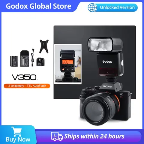 Godox V350C V350N V350S V350F V350O TTL HSS 1/8000s Camera Speedlite Flash with X1T Trigger for Canon Nikon Sony Fuji Olympus