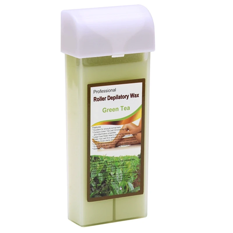 100g 제모 왁스 부드러운 무자극 뜨거운 제모 크림 왁스 카트리지