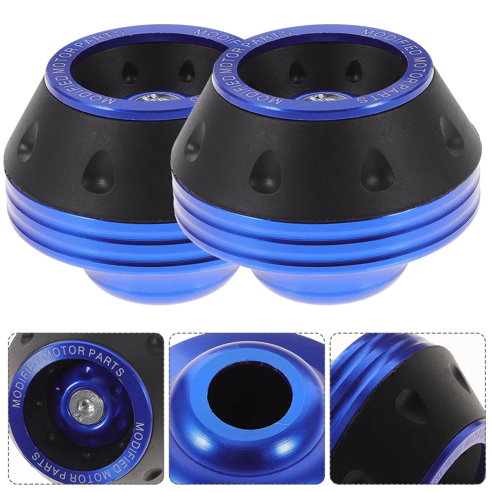 2pcs Front Fork Cup Alloy Wheel Protection Anti Collision Cap For Motorbike Durable Motorcycle Modification Accessory