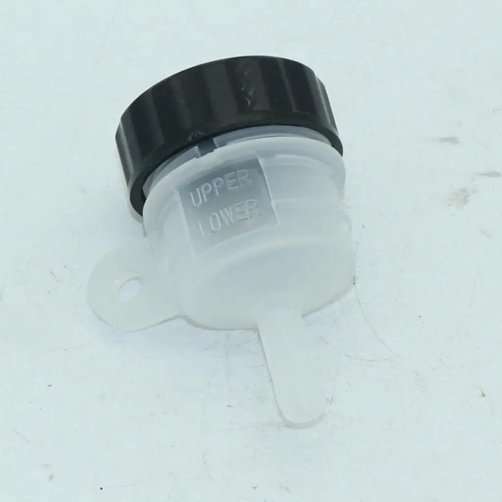 Master Cylinder Tank Oil Cup Durable ABS Fluid Reservoir Bottle Motorcycle Foot Rear Brake Spare Part for Repair