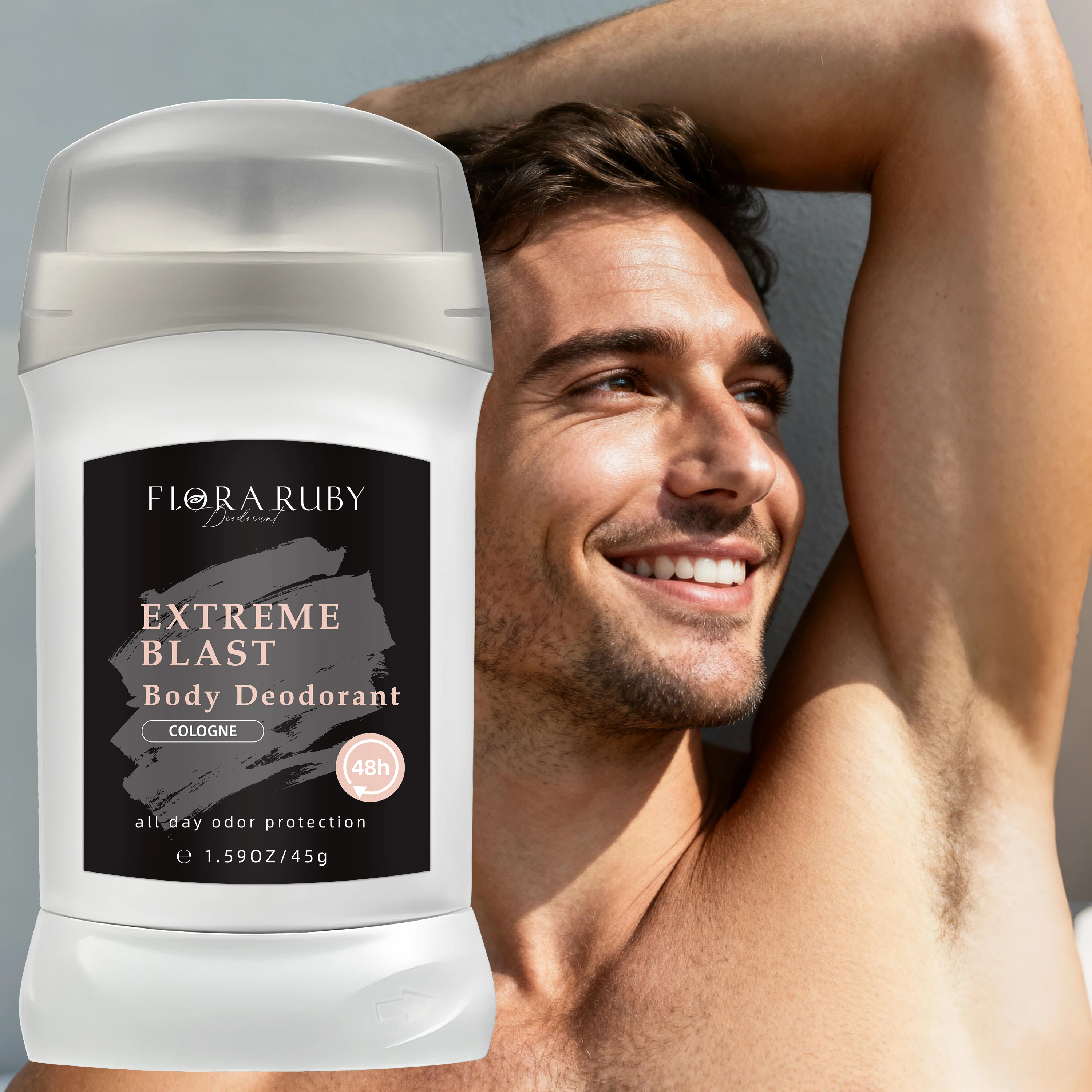 Stick deodorante antitraspirante per il corpo da 45 g - Controllo degli odori di 48 ore, fragranza rinfrescante, formula delicata senza irritazioni,