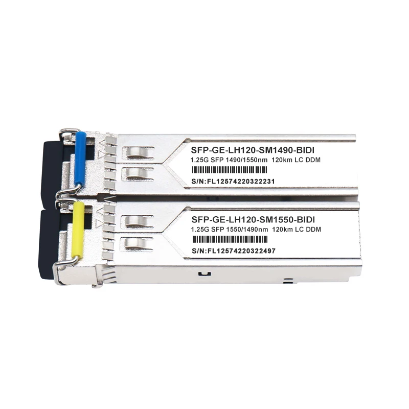 1G SFP 1.25G BIDI 120km fiber optic transceiver module; TX1490nmRX1550nm 100km; bidirectional LC sfp module for Cisco Mikrotik