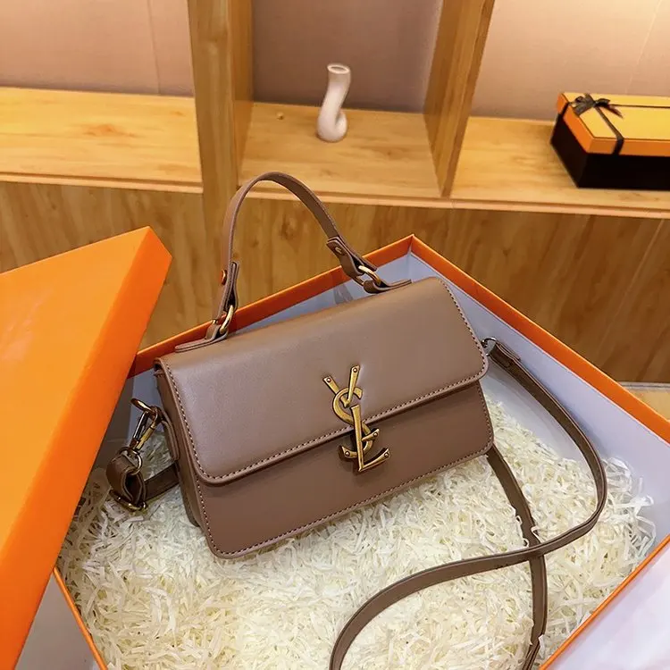 

2025 Trendy Square Shoulder Bag for Women - PU Leather Mini Messenger Purse, Korean Fashion Crossbody Bag for Work/Casual/Dating