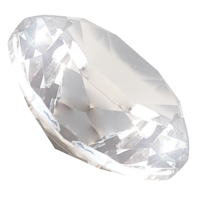 

ABWZ-3 шт., 80 мм, пресс-папье с кристаллами и бриллиантами, декоративная радужная машина, призма, стеклянные бриллианты, украшения для рабочего стола для свадебной комнаты A