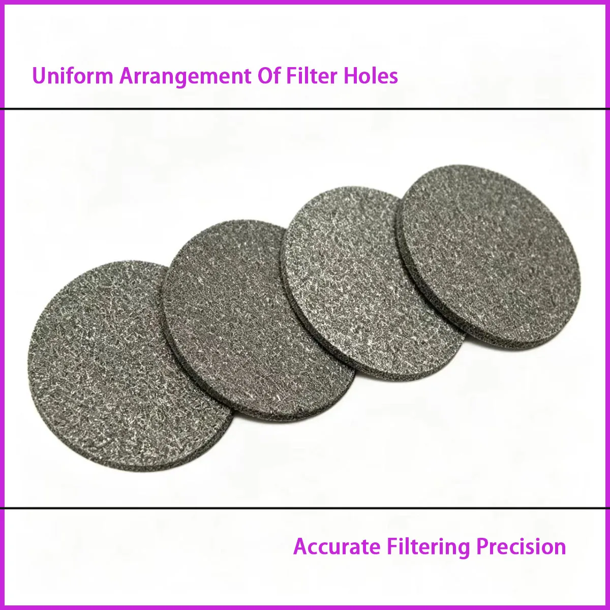 Stainless Steel Sintered Filter Disc 3‑54mm Diameter Porous Metal Sheet for Hydraulic Oil Circuit Gas Purification Filtration
