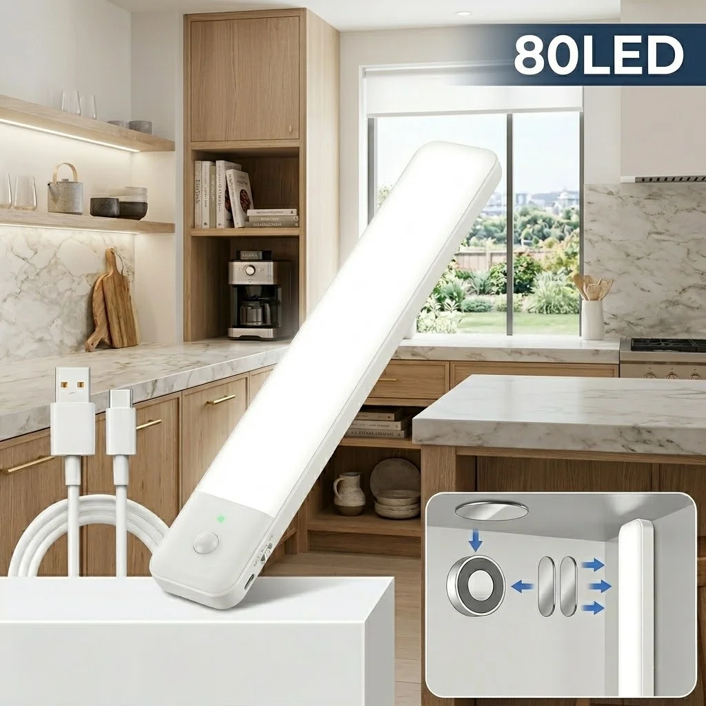 Ldr Light Sensor - 80 LED under Cabinet Light 12.6