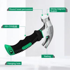 LAOA مصغرة مخلب المطرقة 8 أوقية مسمار مطرقة أداة الصلب النجارة ضرب والأدوات الإلكترونية أعلى 8 مطرقة أوتوماتيكية للمبيعات للأظافر - No8